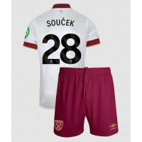 Stroje piłkarskie West Ham United Tomas Soucek #28 Koszulka Trzeciej dla dzieci 2024-25 Krótki Rękaw (+ szorty)